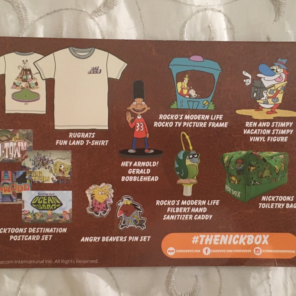 Rugrats Fun Land T-Shirt Ren & Stimpy Gift Set